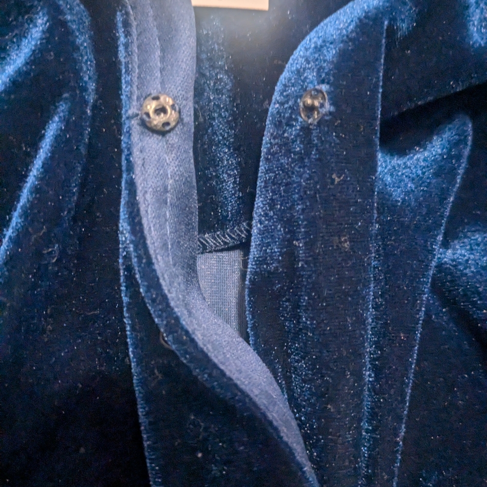 NWT Lane Bryant 22/24 Navy Faux Wrap Dress - Picture 5 of 8